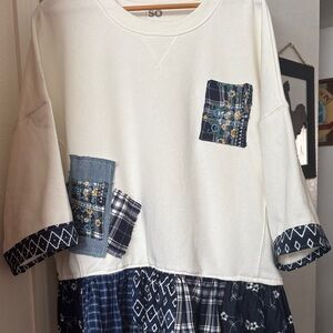 SO White Crewneck Sweatshirt